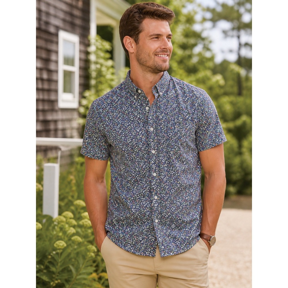 Polo Ralph Lauren Men's Button-Up Floral Shirt - Size M